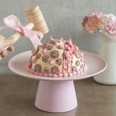 White Chocolate Pinata Cake