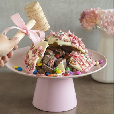White Chocolate Pinata Cake