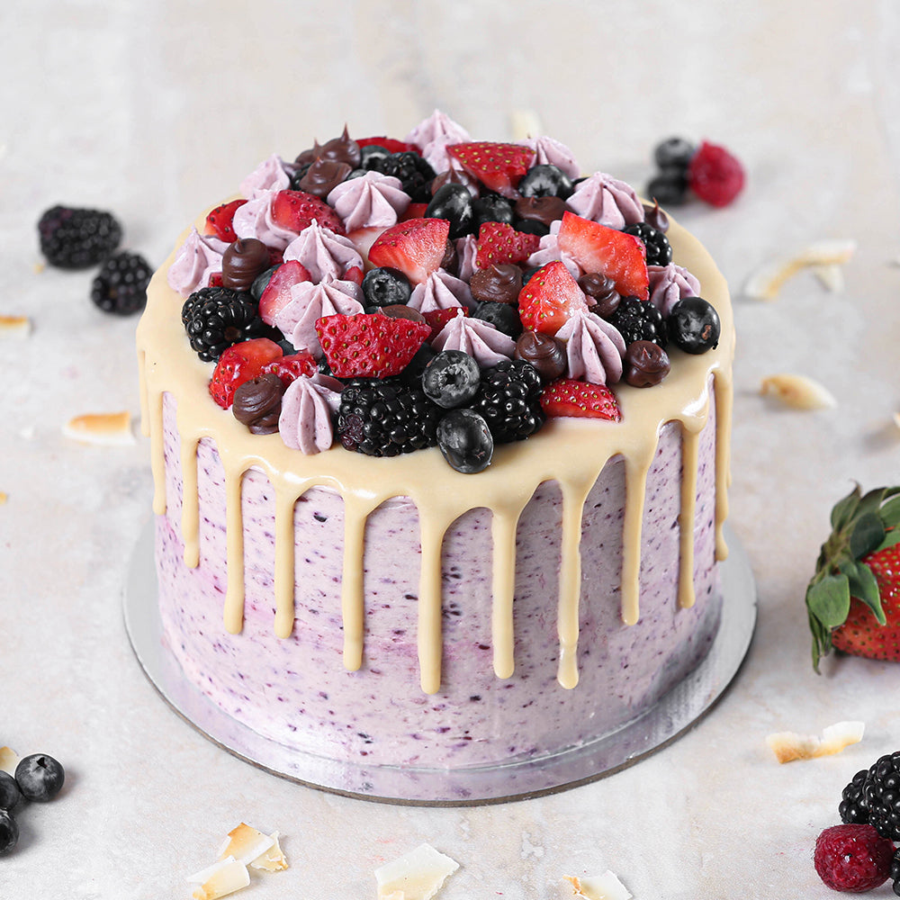 Vanilla Berry Cake