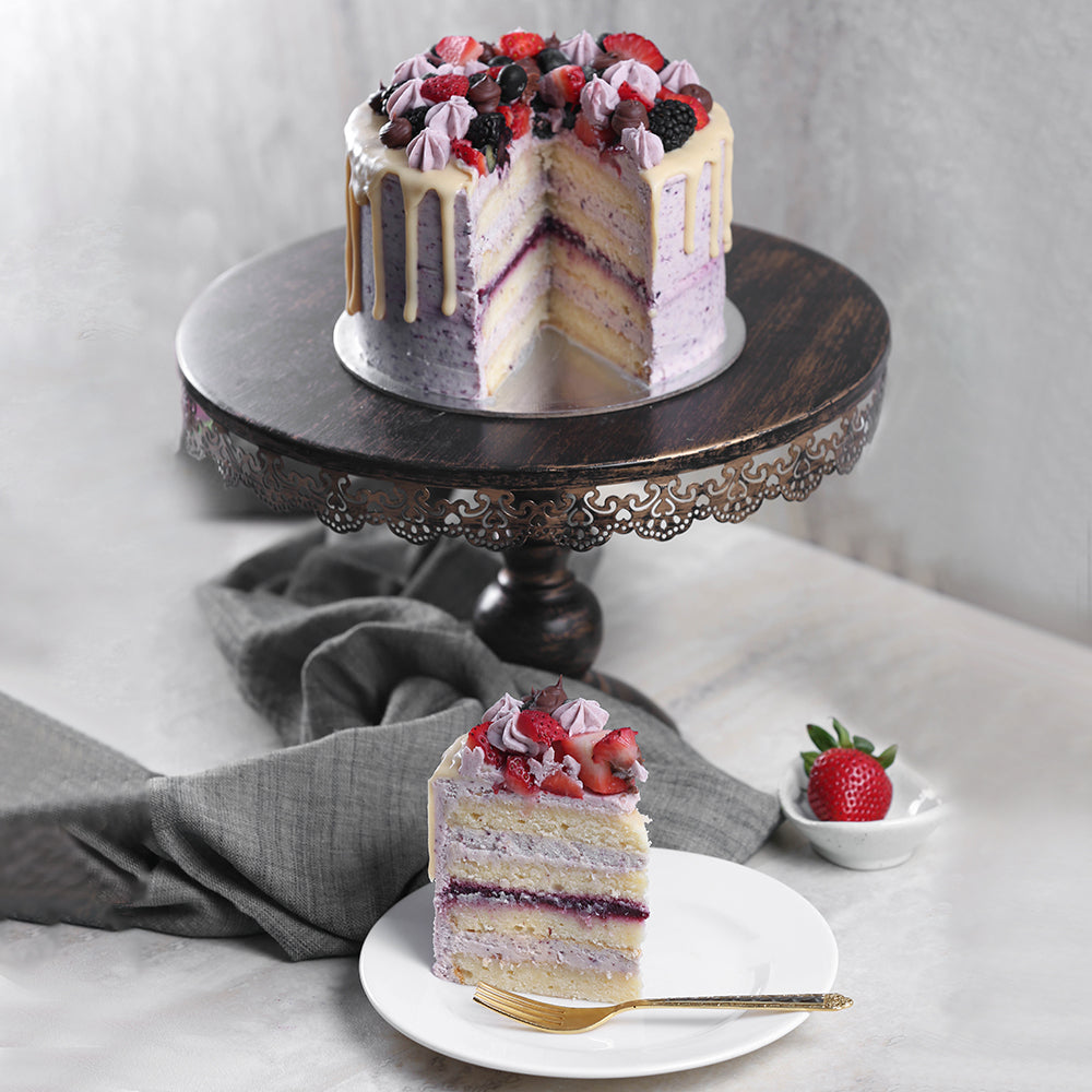 Vanilla Berry Cake