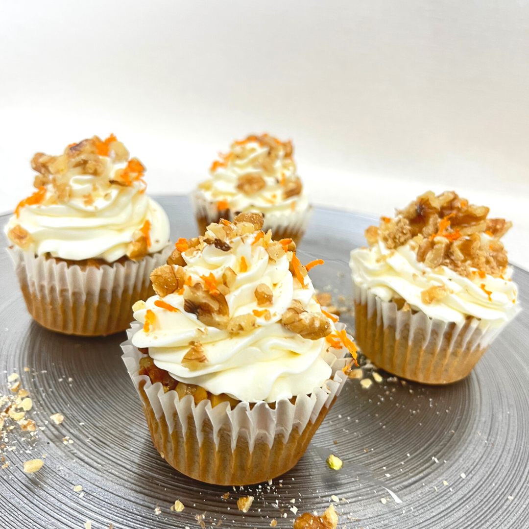 Carrot & Walnut Cupcakes