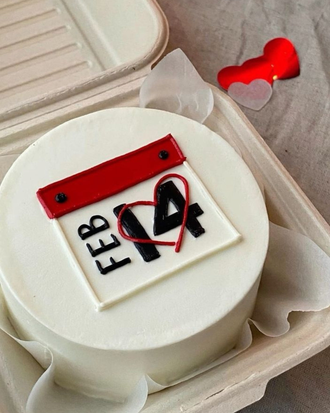 Mark the Sweet Date Bento Cake