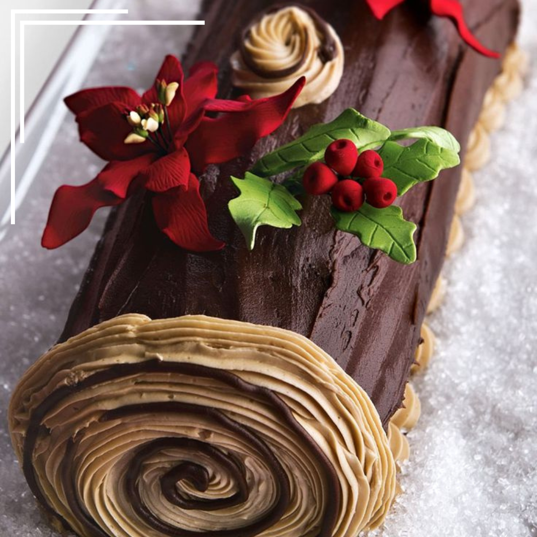 Christmas Yule Log Cake