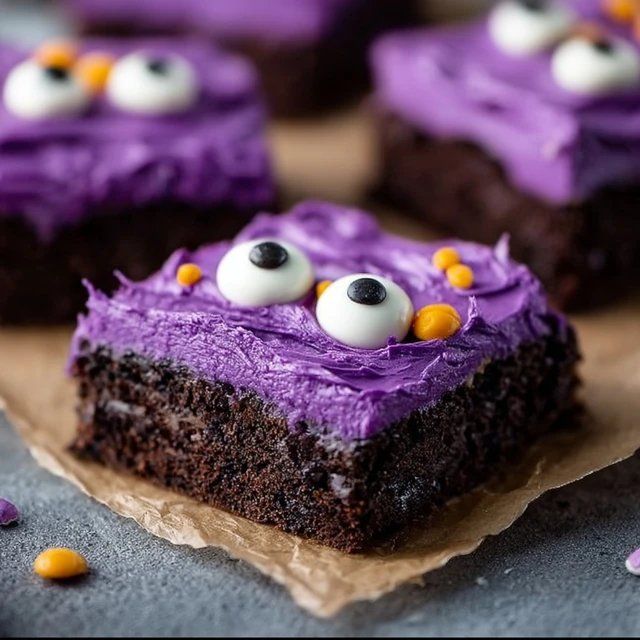 Purple Monster Brownie
