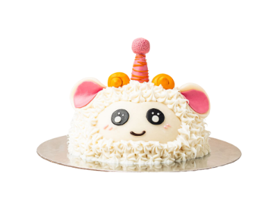 Cute Sheep Pinata Cake