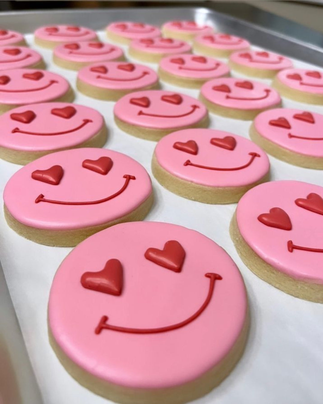 Heart Eyes Cookies