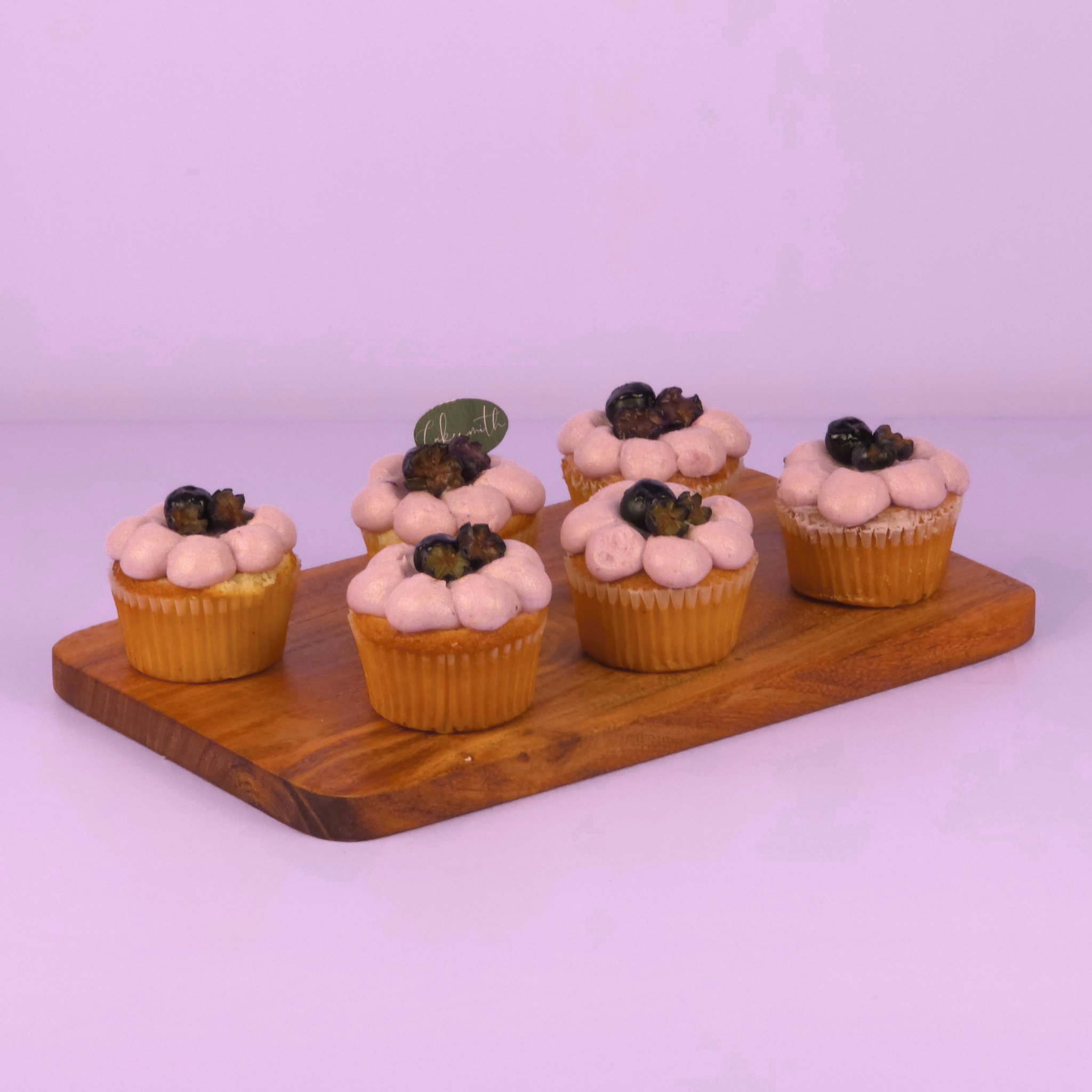 Blueberry Lemon Bliss Cupcake