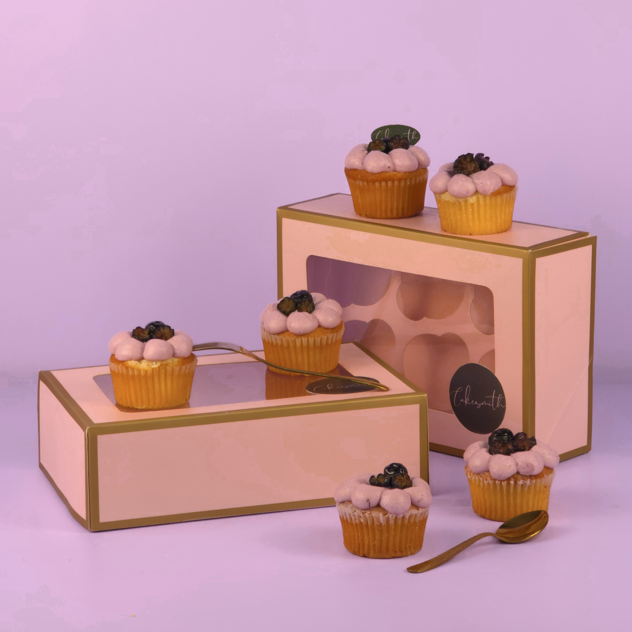 Blueberry Lemon Bliss Cupcake