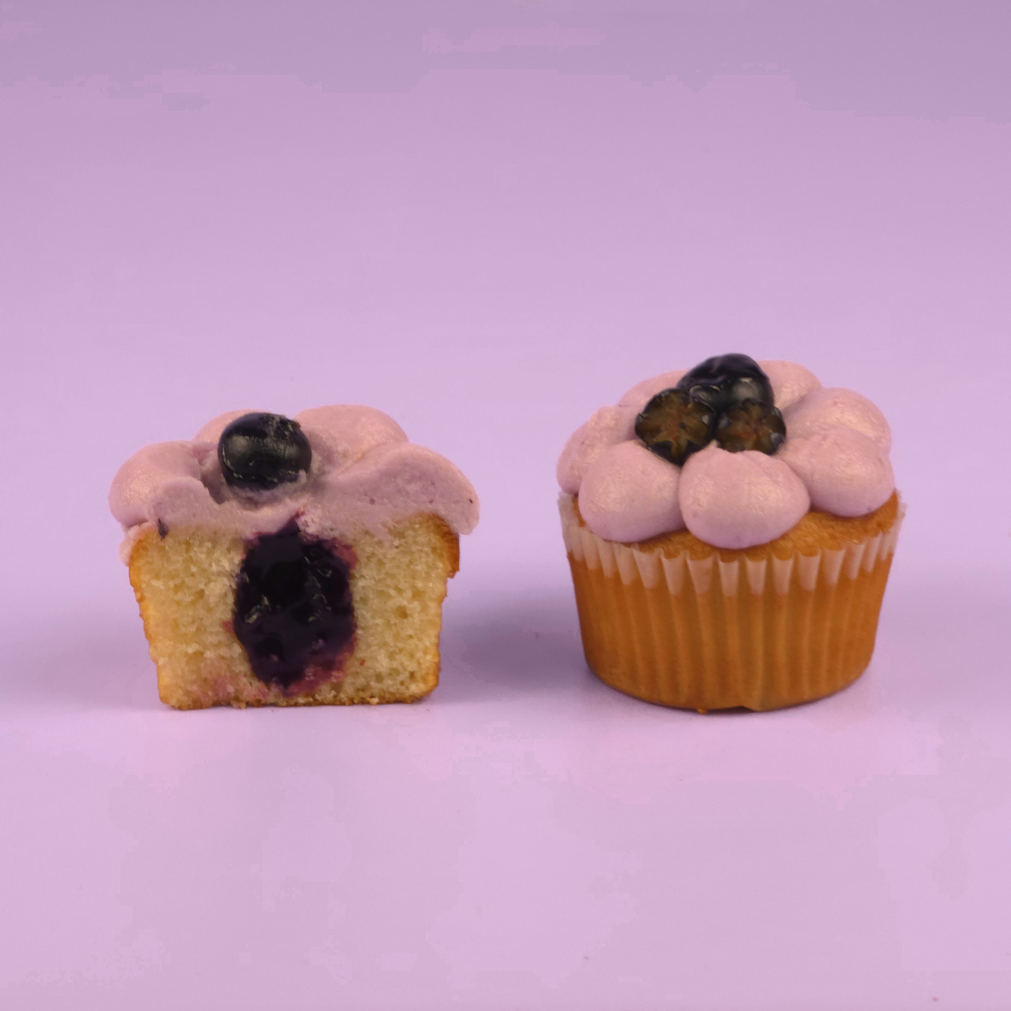 Blueberry Lemon Bliss Cupcake