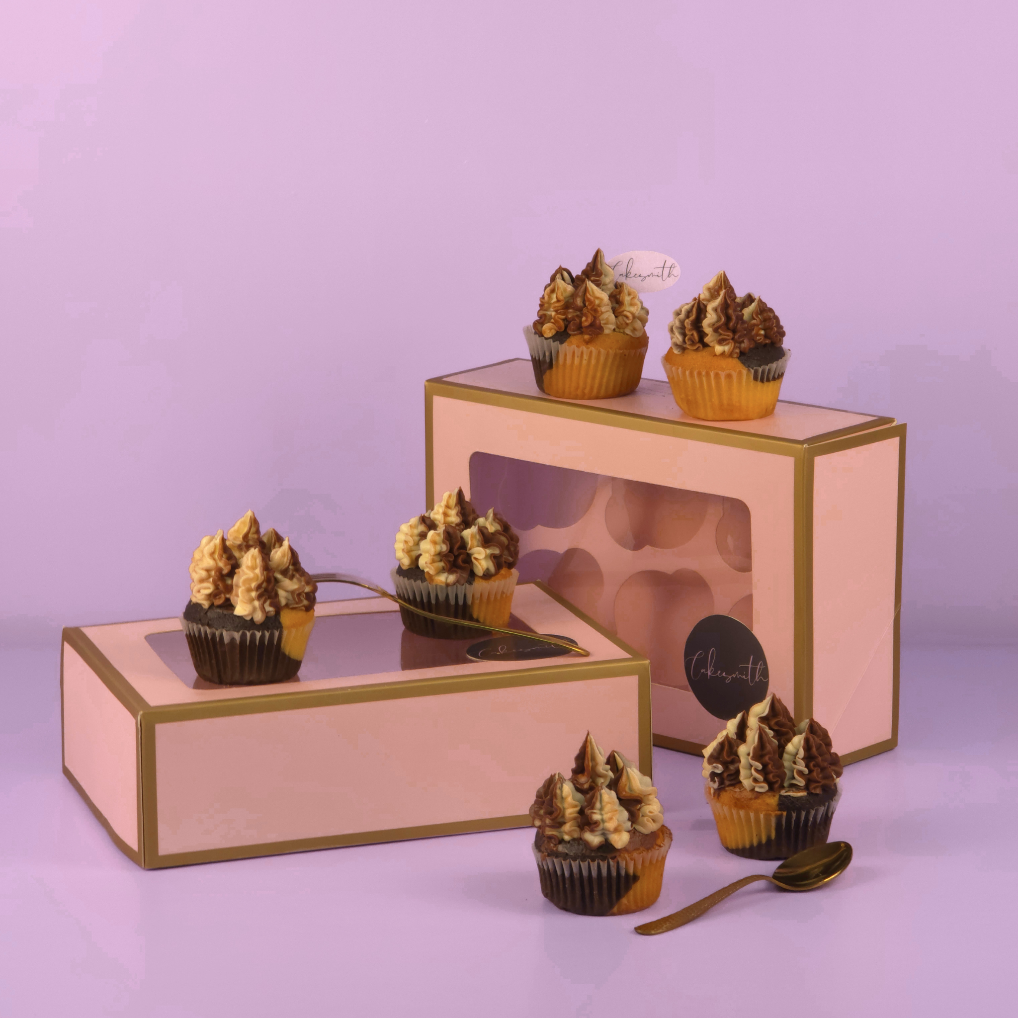 Marble Velvet Cupcake