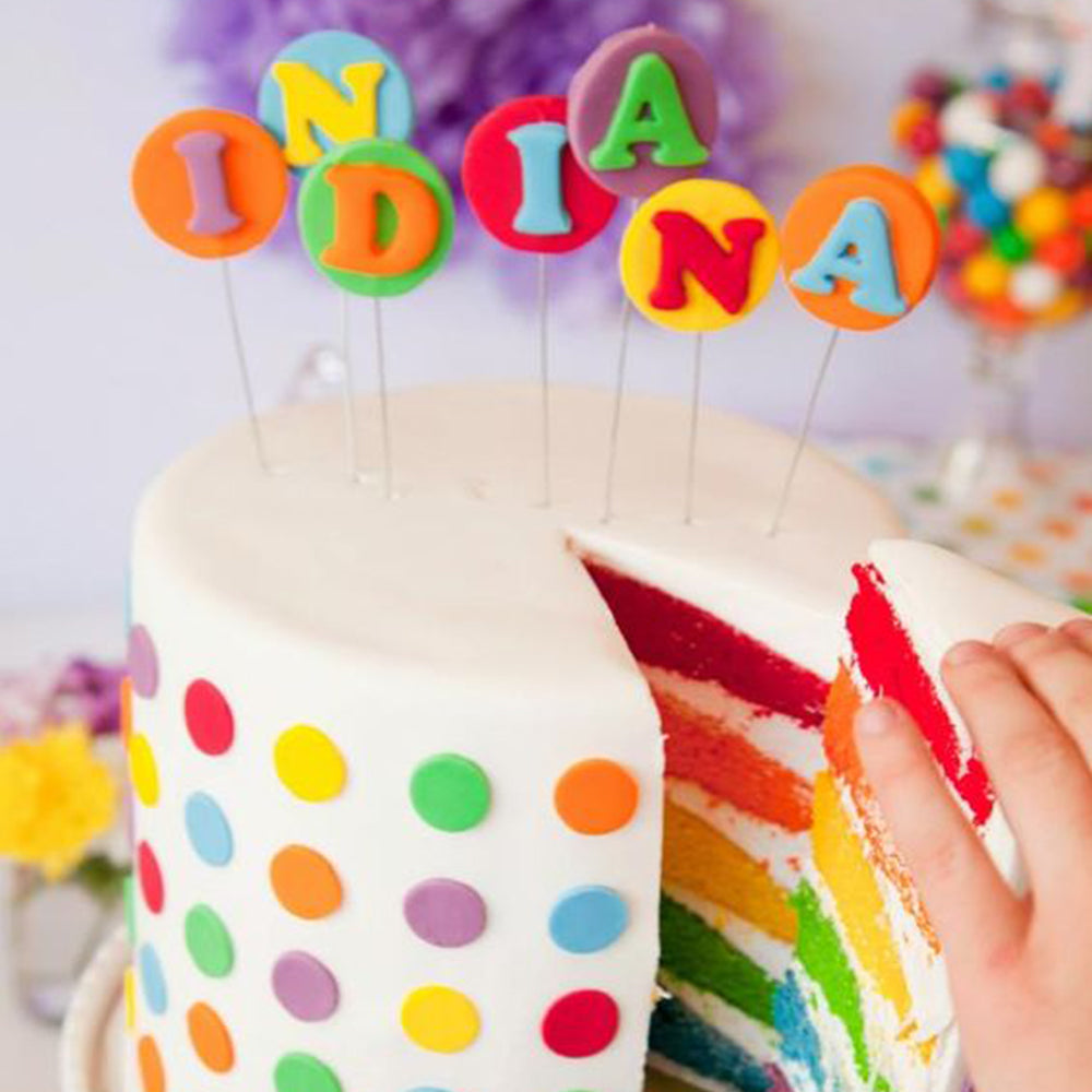 Delectable Rainbow Cake