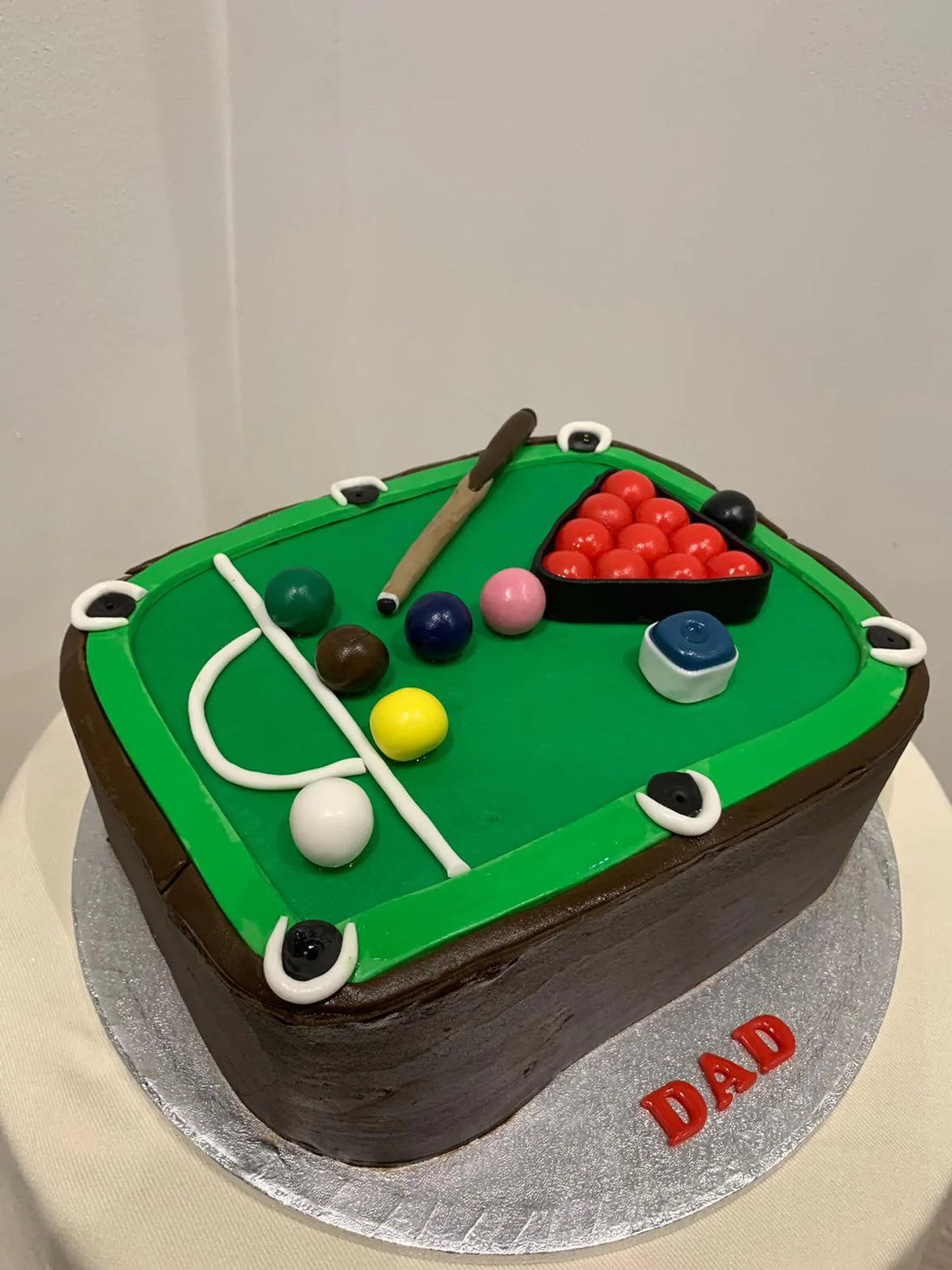 Entire Pool Table Cake