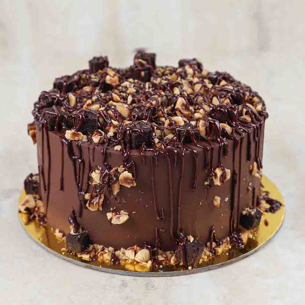 Chocolate Hazelnut Crunch Cake