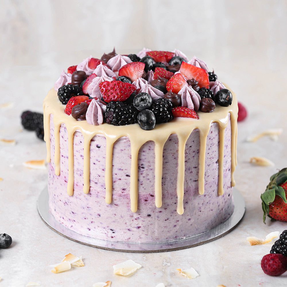 Vanilla Berry Cake