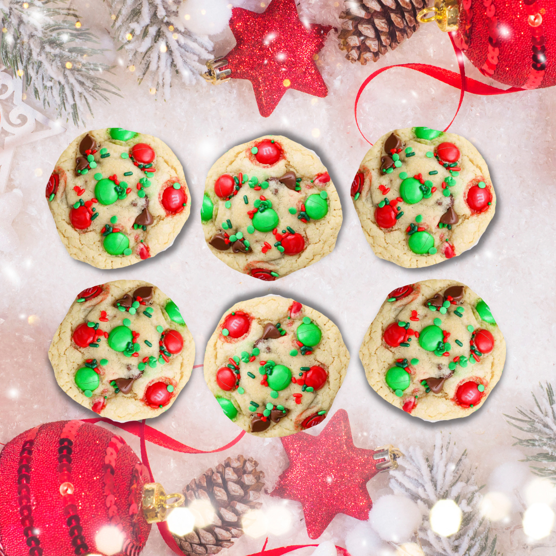 M n M Chocochip Christmas Cookies
