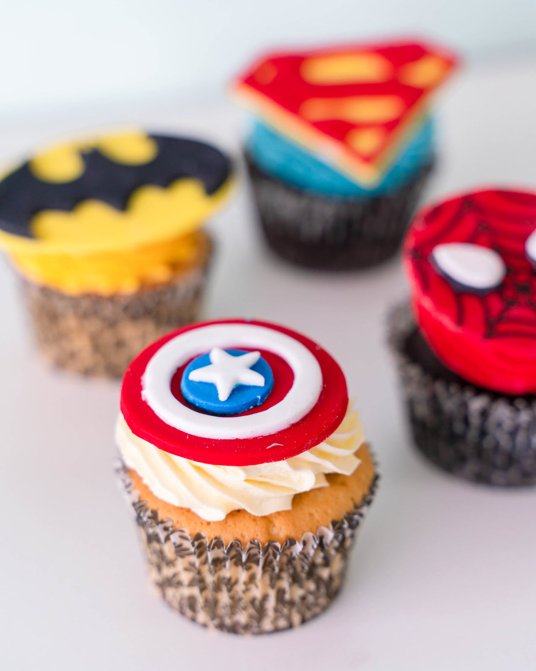 Superhero Cupcakes