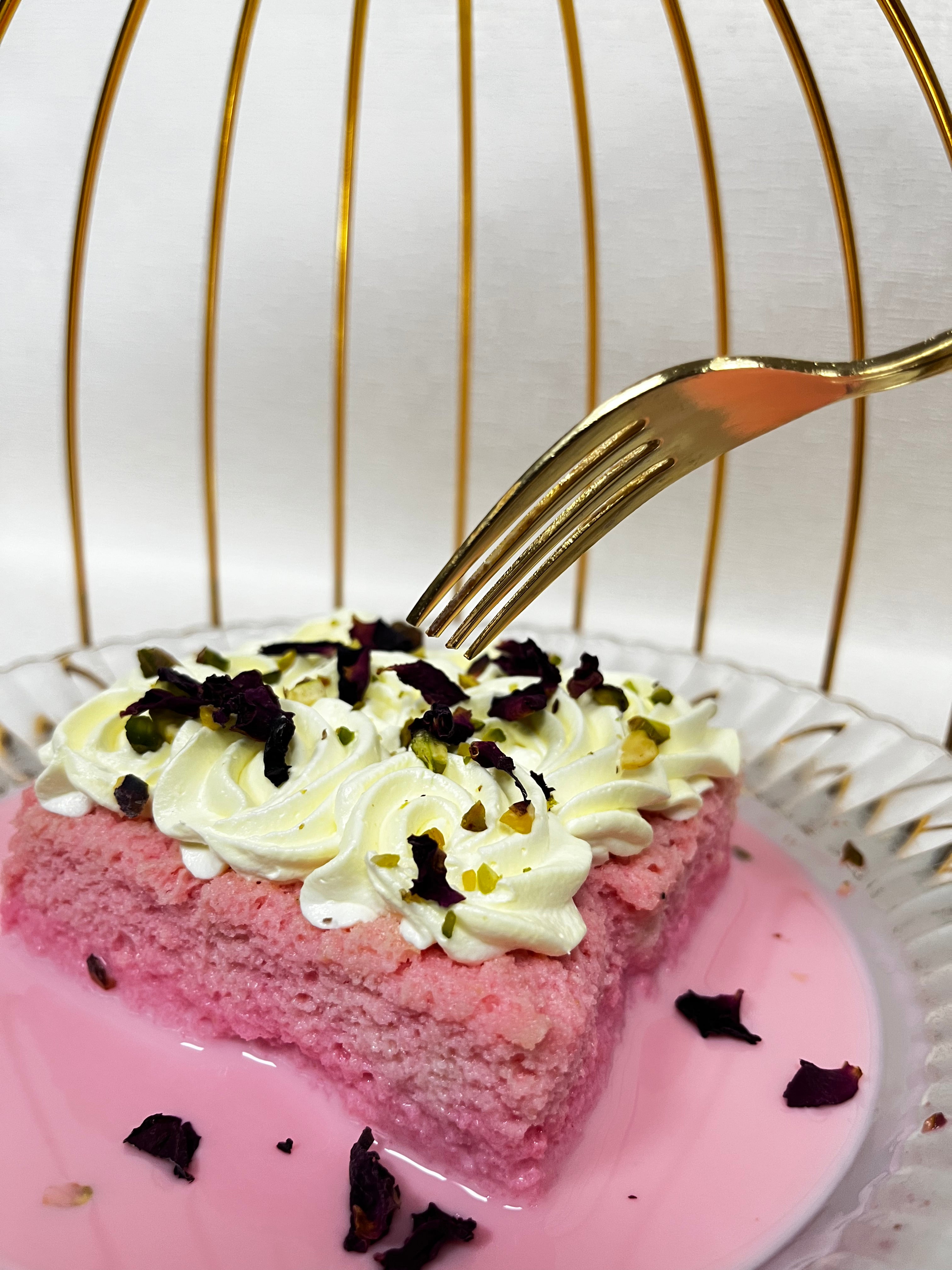 Rose and Honey Milk Cake – Eastern Cake Recipes