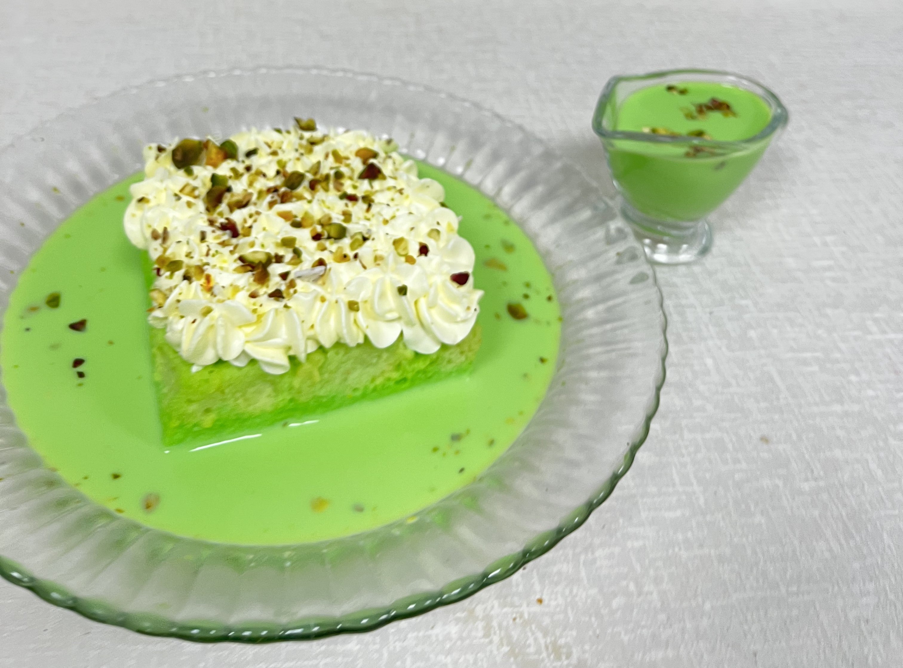 Pistachio Milk Cake