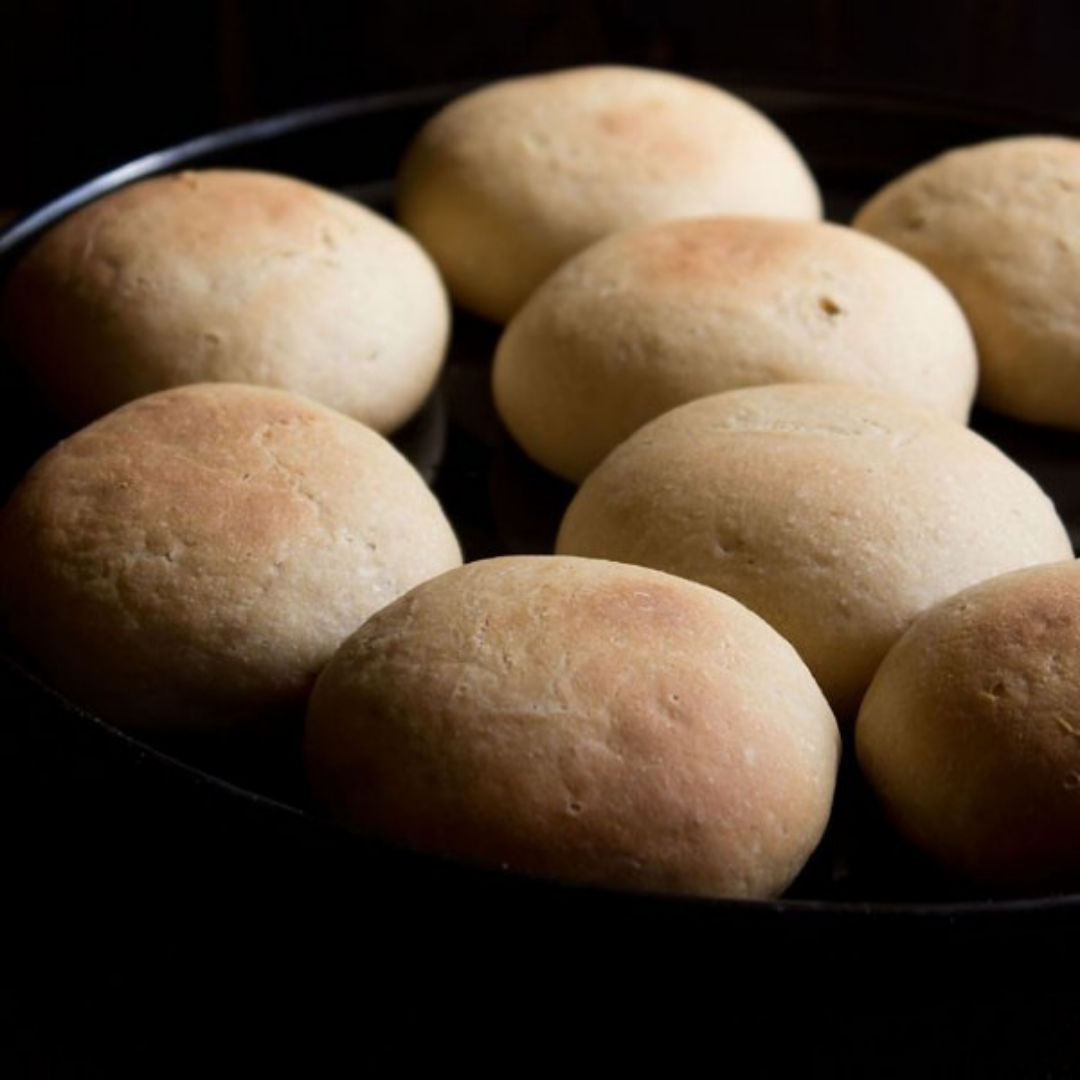 Whole-Wheat Pav Buns (Pack of 6)