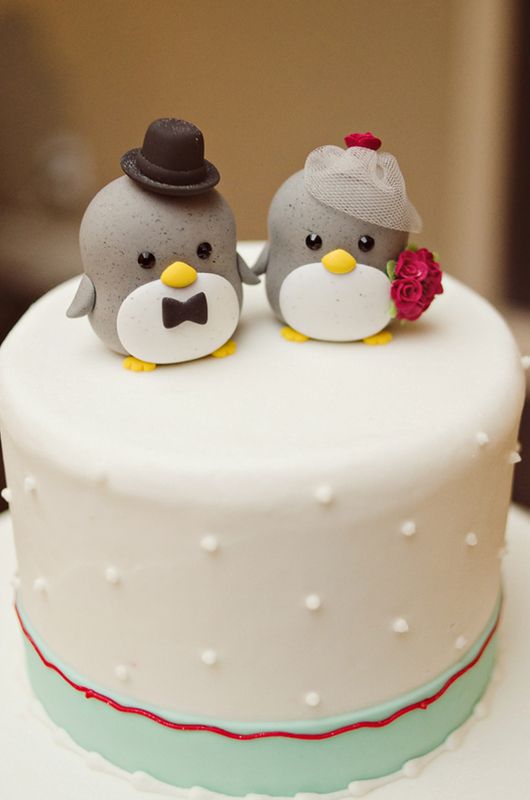 Cute Penguin Couple Babycake