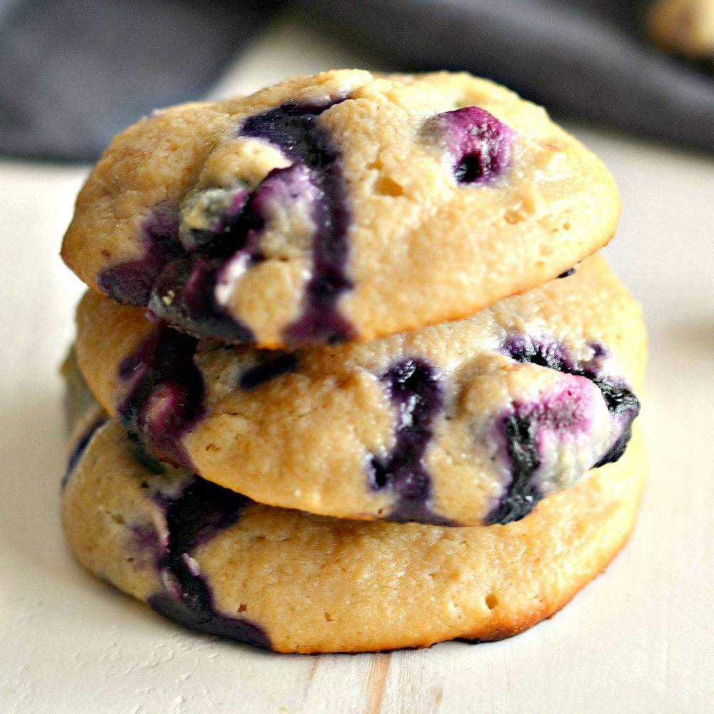 Blueberry yogurt cookies
