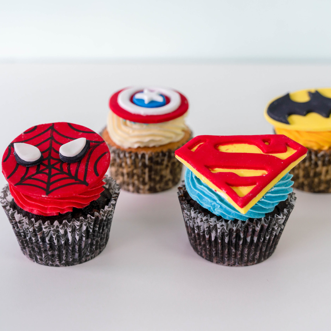 Superhero Cupcakes