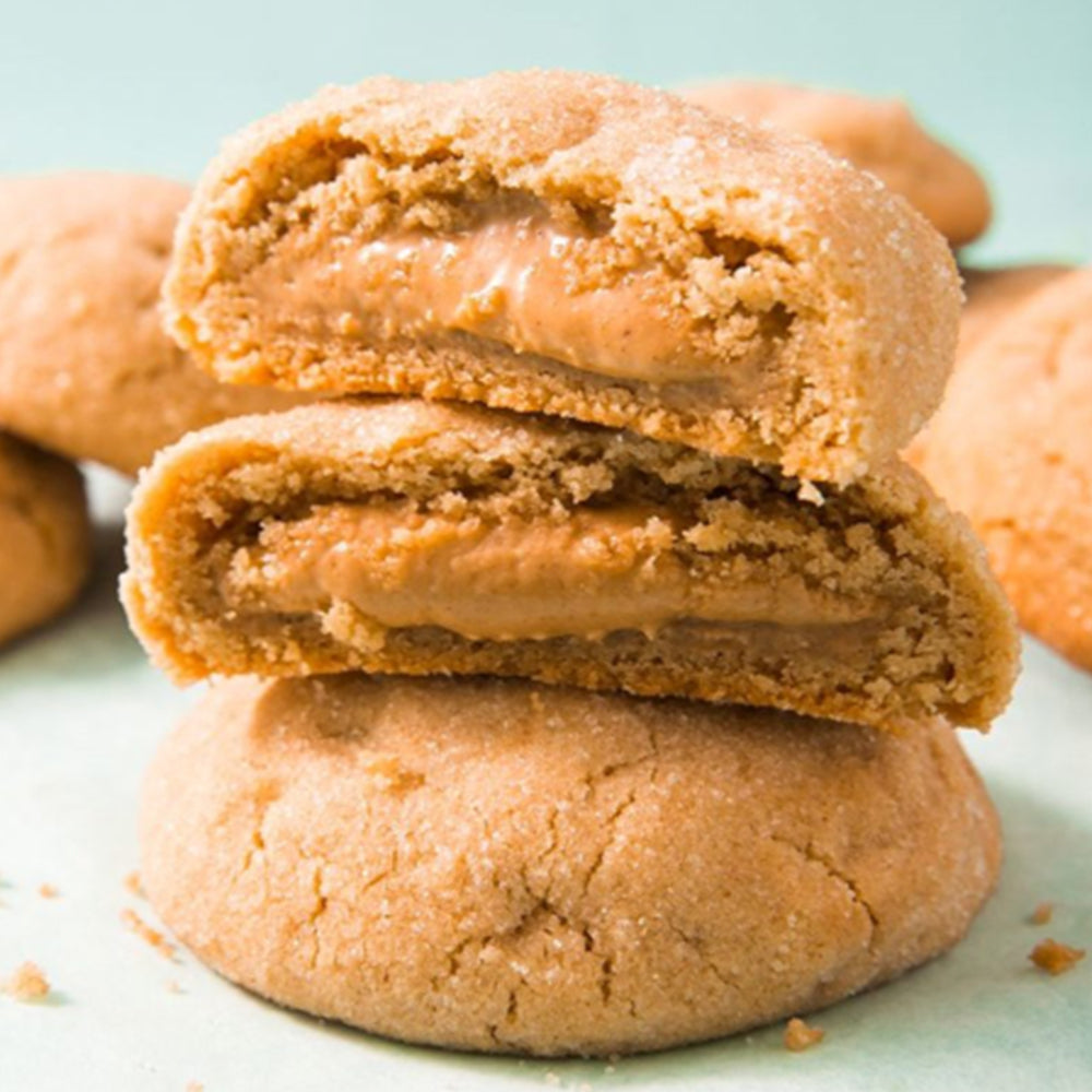 Peanut Butter pretzel Stuffed cookies