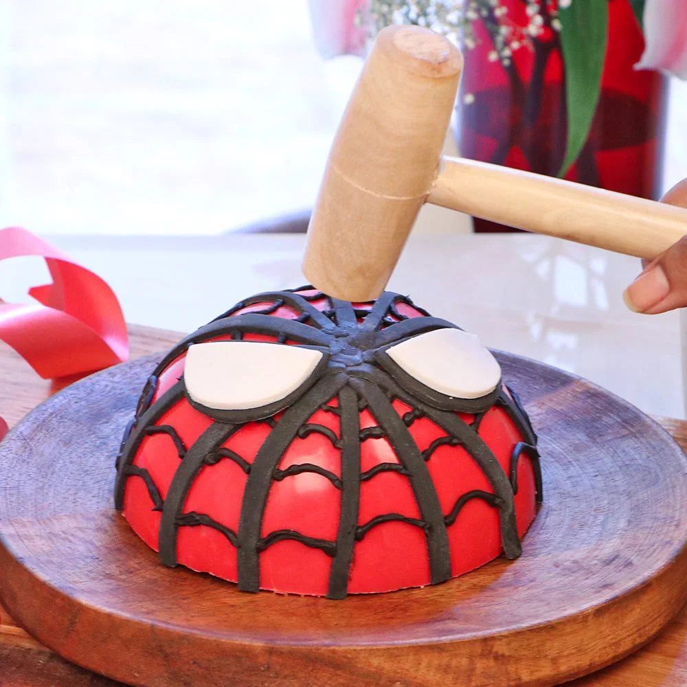 Spiderman Pinata Cake